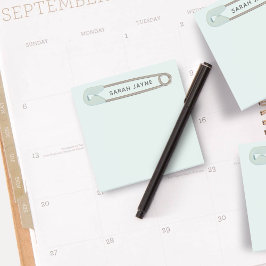 Jongen Baby shower Simple Blue Diaper Post-it® Notes