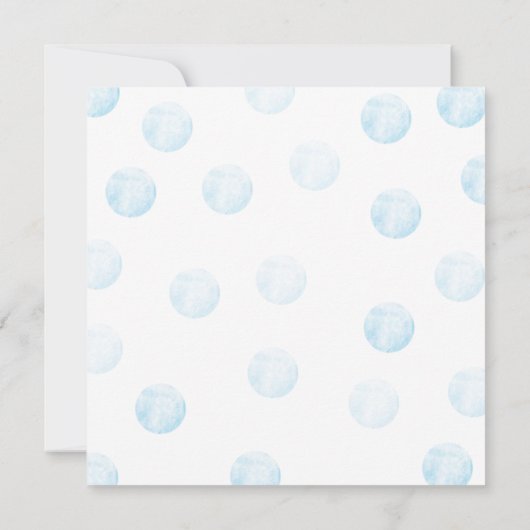 Jongen! baby shower Uitnodiging (Achterkant)