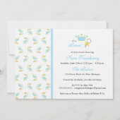 Jongen Baby shower Uitnodiging - Kleine Prins (Voorkant)
