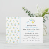 Jongen Baby shower Uitnodiging - Kleine Prins (Staand voorkant)