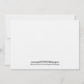 Jongen Baby shower Uitnodiging - Kleine Prins (Achterkant)