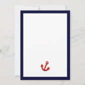 Jongen baby Shower-uitnodigingen Kaart (Achterkant)