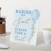 Jongen Baby shower voor Tafel Teken Treat Reclamebord Met Voetstuk (Insitu)