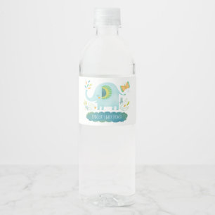 Jongen Baby shower Waterfles Etiket