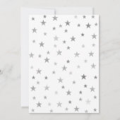 Jongen Baby Sprinkle Invitaties, marinessterren Kaart (Achterkant)