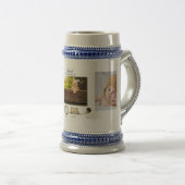 JONGEN BABY STATS Fotocollage Keepsake CADEAU Bierpul (Voorkant rechts)