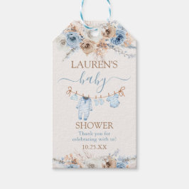 Jongen Babykleren Baby Shower Cadeautag Cadeaulabel