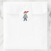 Jongen bakken koekjes Sticker (Tas)
