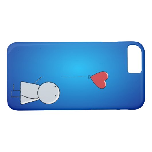 Jongen & ballon Case-Mate iPhone case (Achterkant (Horizontaal))