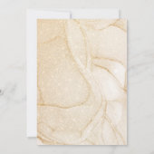 Jongen ballon Eucalyptus Gold Glitter Baby shower Kaart (Achterkant)