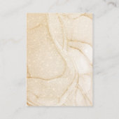 Jongen ballon Eucalyptus Gold Glitter Book for Bab Informatiekaartje (Achterkant)