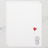 Jongen & ballon Letterhead (Voorkant / Achterkant)