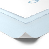 Jongen Baptism Christening First Community Signs Poster (Hoek)