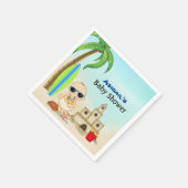 Jongen Beach Baby Sandcastle in SurfboardBaby show Servet (Hoek)