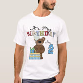 Jongen Beer 2e Verjaardag T-shirts en geschenken (Voorkant)