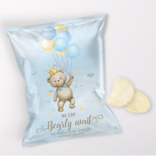 Jongen Beer Baby shower Chip Bag Wrapper Flyer