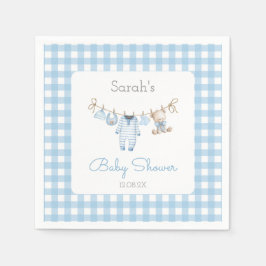 Jongen Beer Baby Shower Servet