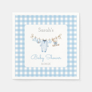 Jongen Beer Baby Shower Servet