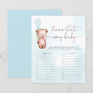 Jongen Beer Ballon Naam Song Game