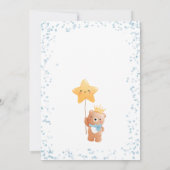 Jongen Beer we kunnen Baby shower uitnodiging afwa (Achterkant)