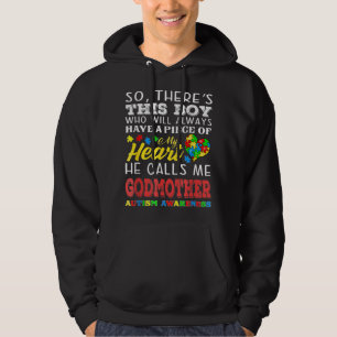 Jongen, bel, godmoeder, autisme, bewustzijn, hoodie