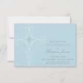 Jongen Bevestigingsuitnodiging met kruis, Initiale Kaart (Voorkant)