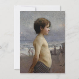 Jongen bij de Beach (door Jules Bastien-Lepage) Kaart