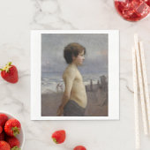 Jongen bij de Beach (door Jules Bastien-Lepage) Servet (Insitu)