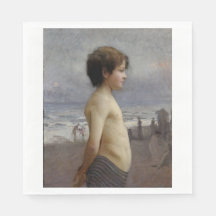Jongen bij de Beach (door Jules Bastien-Lepage)