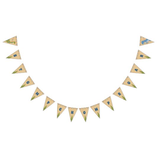 Jongen Birthday - Dinosaur Stomp Party Flags 2 Vlaggetjes (Alle)