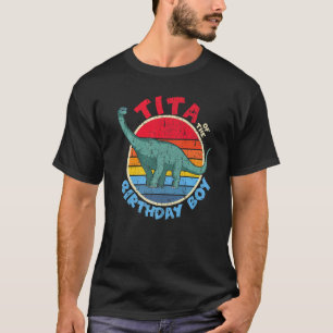 Jongen Birthday I Tita I Brachiosaurus I Family Ma T-shirt