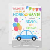 Jongen Birthday Parade nodigt uit om te rijden op  Kaart (Voorkant)