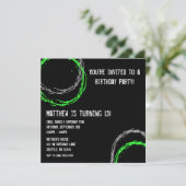 Jongen Birthday Party Kaart (Staand voorkant)