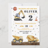 Jongen Birthday Party Kaart (Voorkant)