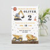 Jongen Birthday Party Kaart (Staand voorkant)