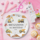 Jongen Birthday Party Papieren Bordje (Feest)