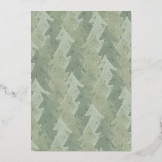 Jongen Birthday Party Shiny Camping Outdoor Advent Folie Uitnodiging (Achterkant)