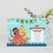 Jongen Birthday-uitnodigingen Kaart (Staand voorkant)