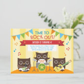 Jongen Birthday-uitnodigingen Kaart (Staand voorkant)