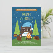 Jongen Birthday-uitnodigingen Kaart (Staand voorkant)