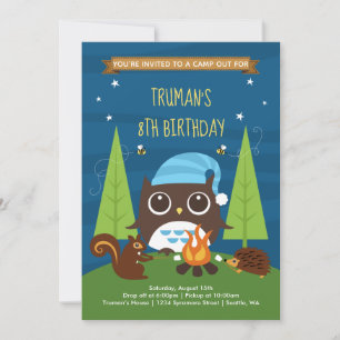Jongen Birthday-uitnodigingen Kaart