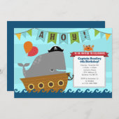 Jongen Birthday-uitnodigingen Kaart (Voorkant / Achterkant)