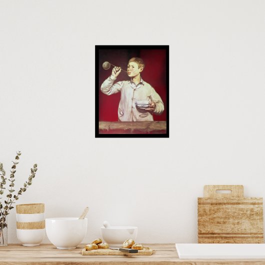 Jongen blaasjes, 1867-69 poster (Keuken)