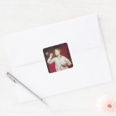 Jongen blaasjes, 1867-69 vierkante sticker (Envelop)