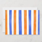 Jongen Blauw en Sinaasappel Dart Pistool Foto Kaart (Achterkant)