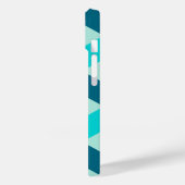 Jongen Blue Building Blocks naadloos patroon Case-Mate iPhone Case (Achterkant / Links)