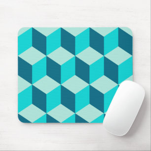 Jongen Blue Building Blocks naadloos patroon Muismat