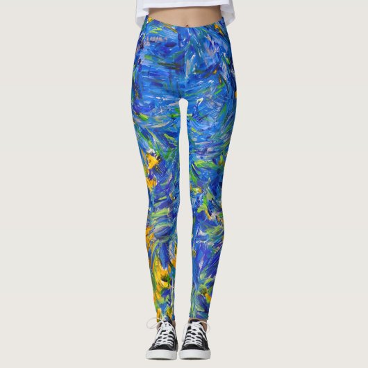 Jongen Blue leggings (Voorkant)