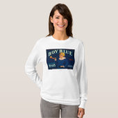 Jongen Blue Pear-etiket T-shirt (Voorkant volledig)