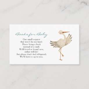 Jongen boeken voor Baby Informatiekaartje